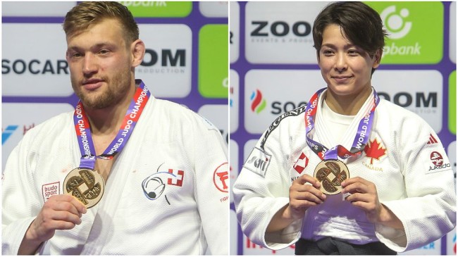 Stump, Dünya Judo Şampiyonası’nda İsviçre adına aldığı ilk altınla tarihi yazıyor