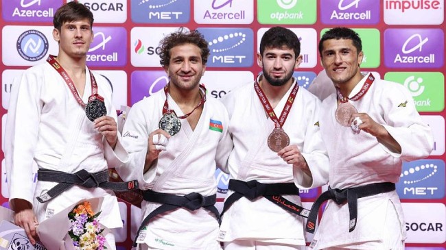 Bakü’deki Judo Grand Slam’de Azerbaycan’a altın madalyanın ikinci günü