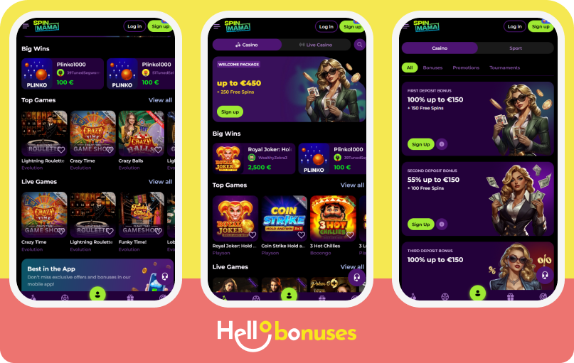 Spinmama Casino - Twoje Miejsce na Zabawę i Wygraną! Spinmama Casino - Twoje Miejsce na Zabawę i Wygraną!